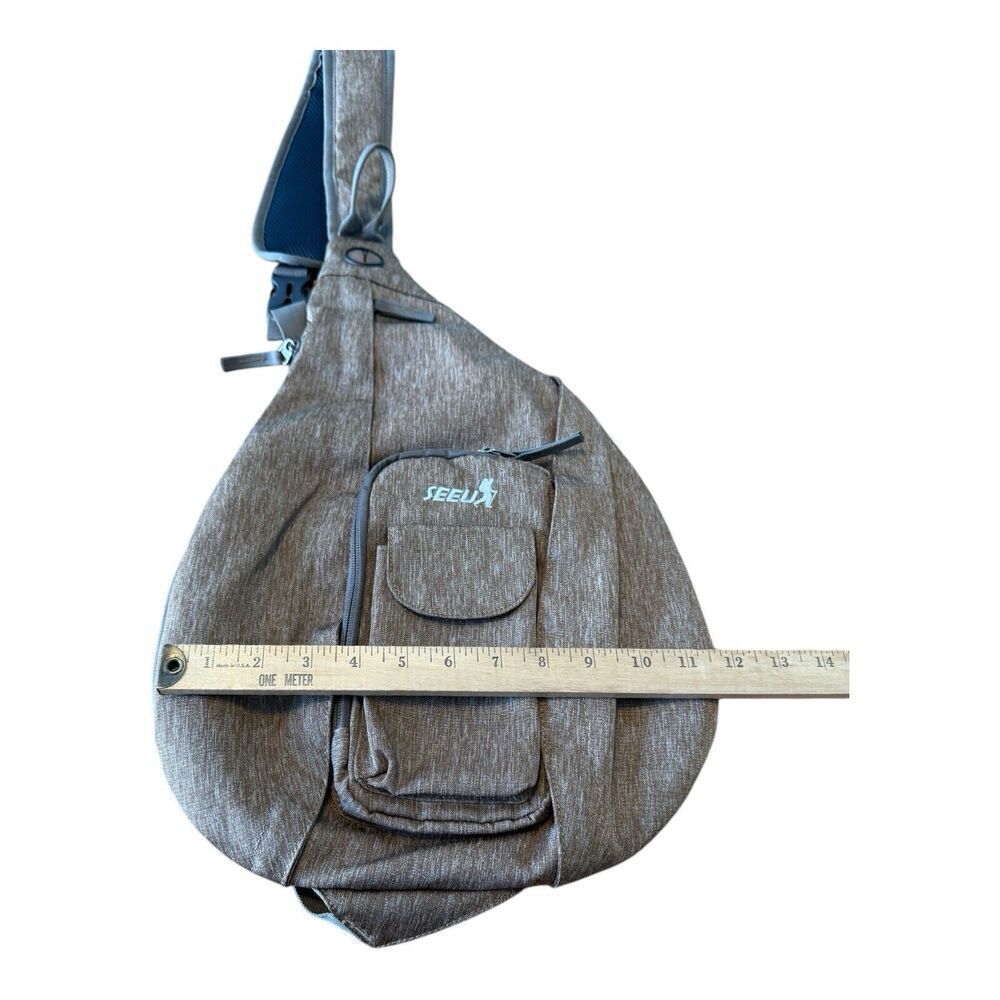 SEEU Waterproof Sling bag Men Women, Chest Backpacks for Multipurpose Daypack - Picture 9 of 12